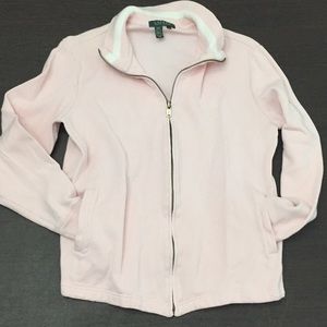Lauren Ralph Lauren zip up sweater jacket